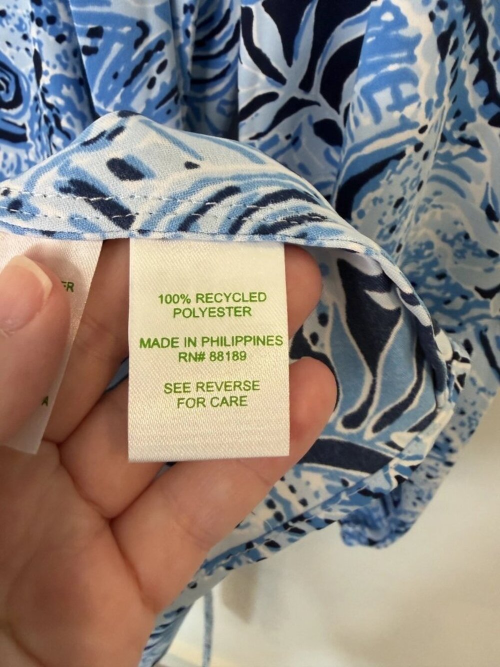 NWT Lilly Pulitzer Olivine Dress Sz 2 Bonaire Blue Coastal Constellation Belted - Picture 15 of 15